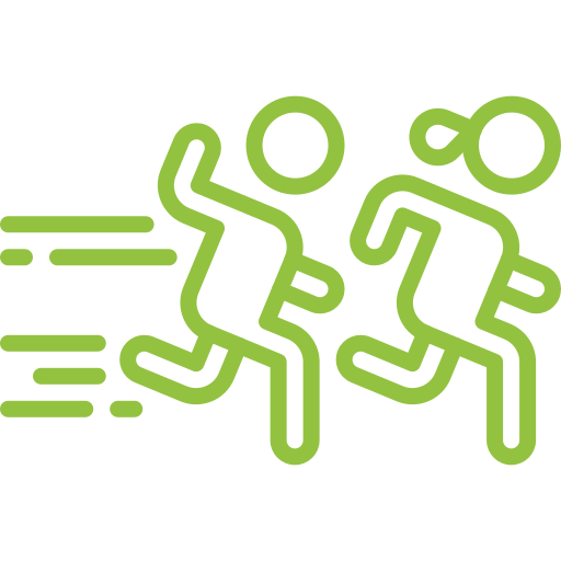 kids running icon